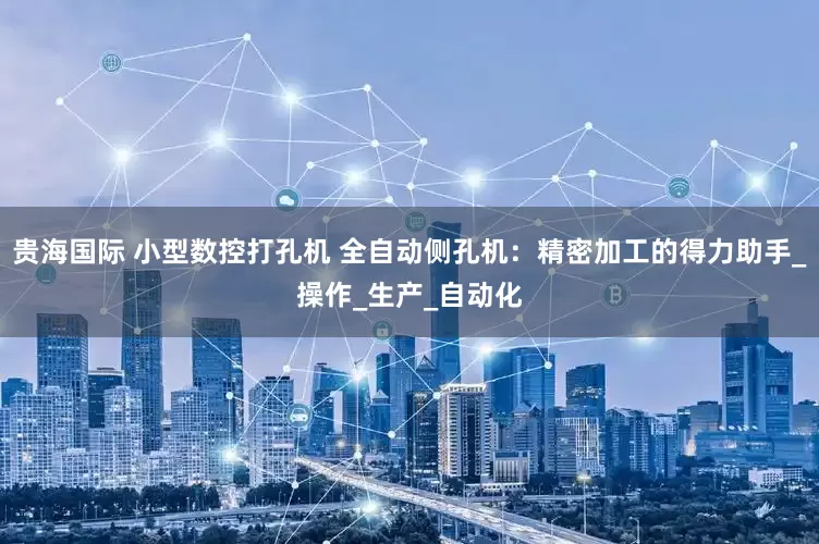 贵海国际 小型数控打孔机 全自动侧孔机：精密加工的得力助手_操作_生产_自动化